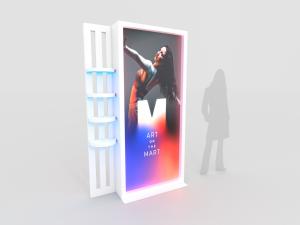 MODAE-1649 Lightbox w/ Shelves