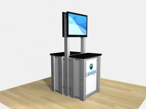 REAE-1256 / Double-Sided Counter Kiosk